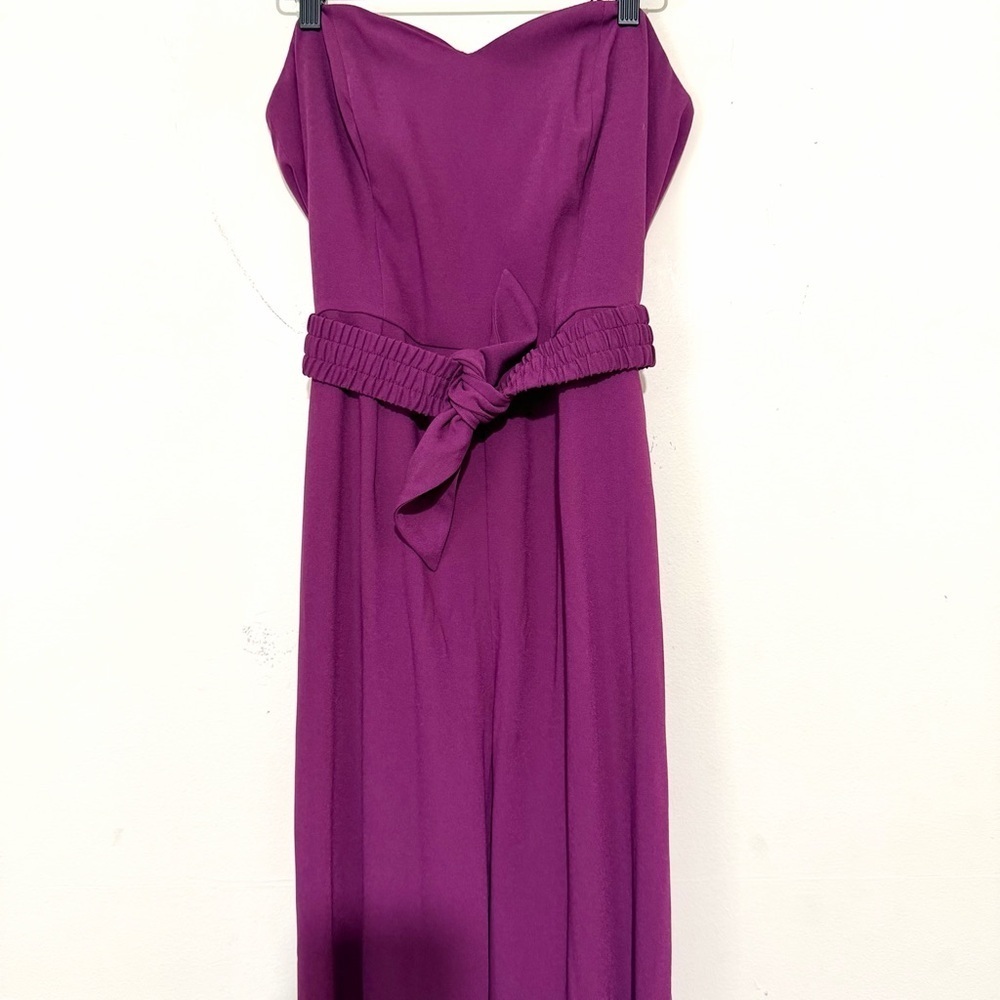 Lilly Pulitzer Rosalie Strapless Amarena Cherry Jumpsuit SIZE 4 - Picture 3 of 7